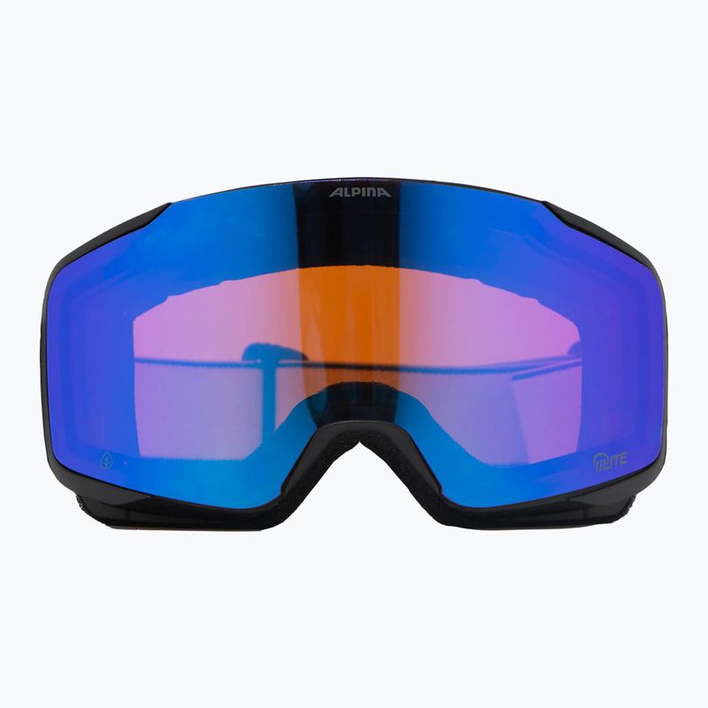 Gogle narciarskie Alpina Taos Q-Lite black/ oil matt/ blue 6