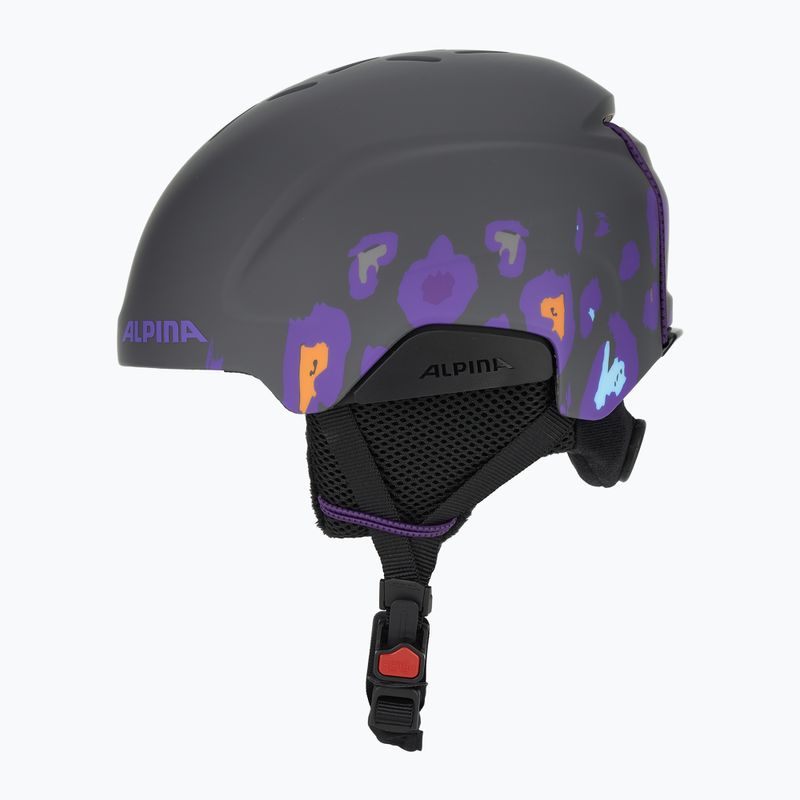 Kask narciarski dziecięcy Alpina Pizi midnight/ grey leo matt 3