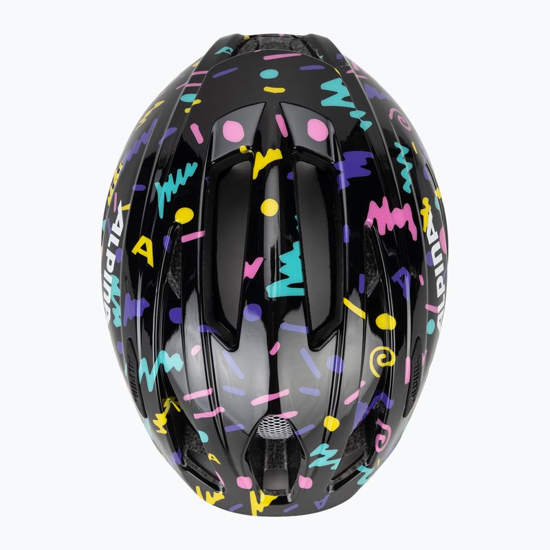 Kask rowerowy dziecięcy Alpina Pico black/confetti gloss 6