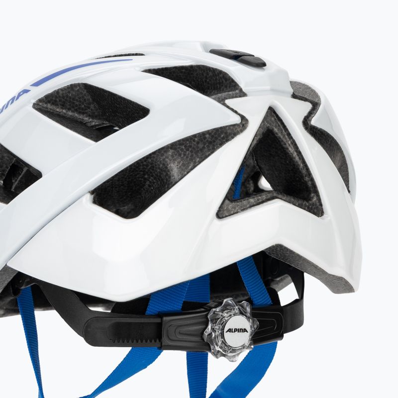 Kask rowerowy Alpina Panoma 3.0 white/blue gloss 8