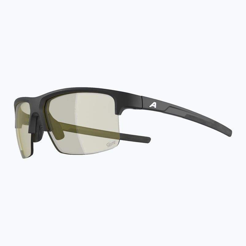 Okulary przeciwsłoneczne Alpina Eagle Q-Lite black matt/yellow 3