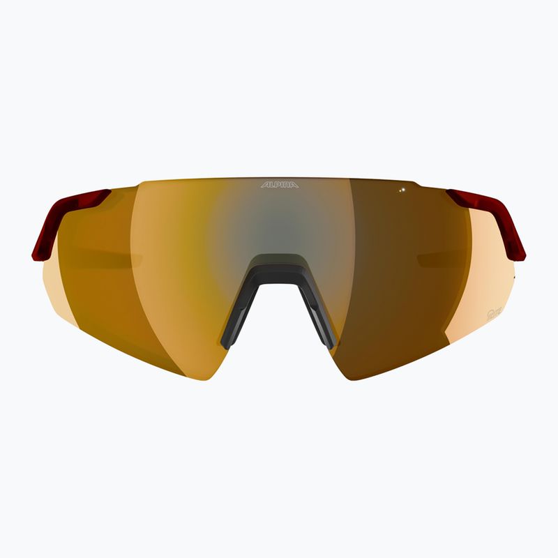 Okulary przeciwsłoneczne Alpina Turbo Air Q-Lite red transculent matt/gold mirror/pink 2