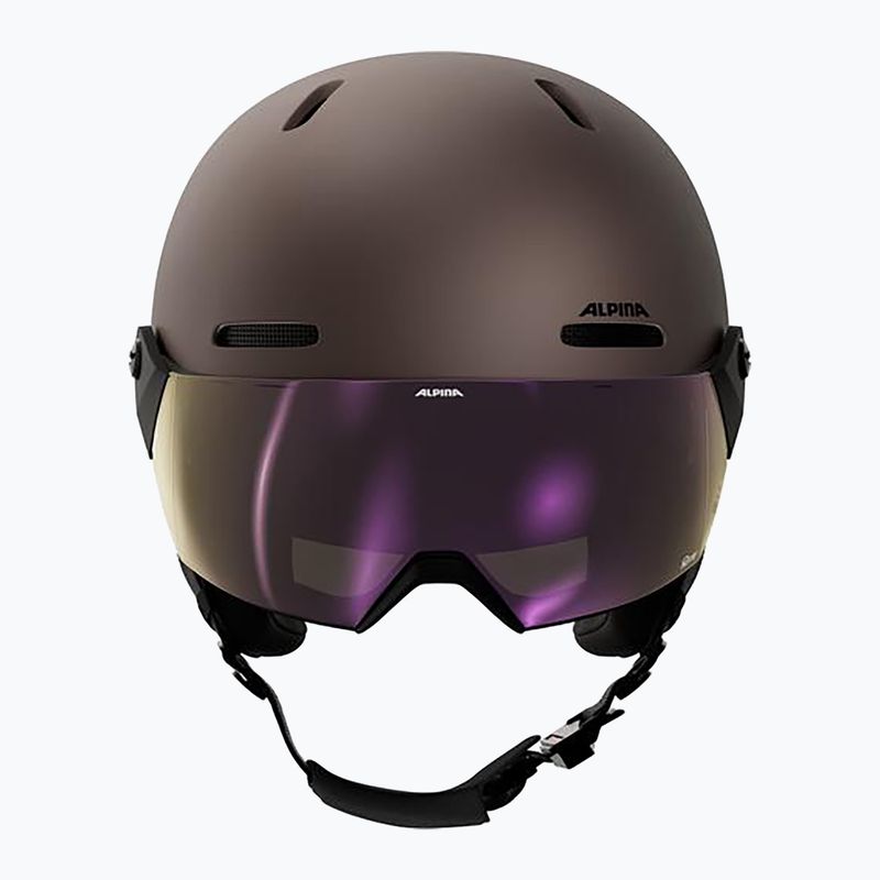 Kask narciarski Alpina Arber 2 Visor Q-Lite ox brown matt 3