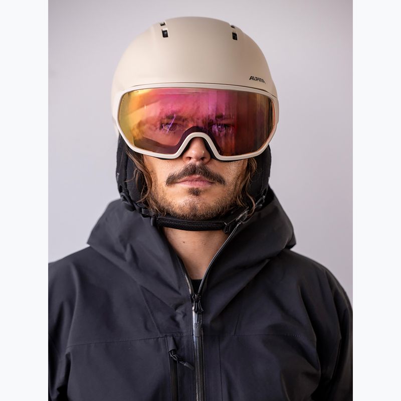 Kask narciarski Alpina Vizzard QV MIPS sand matt 5