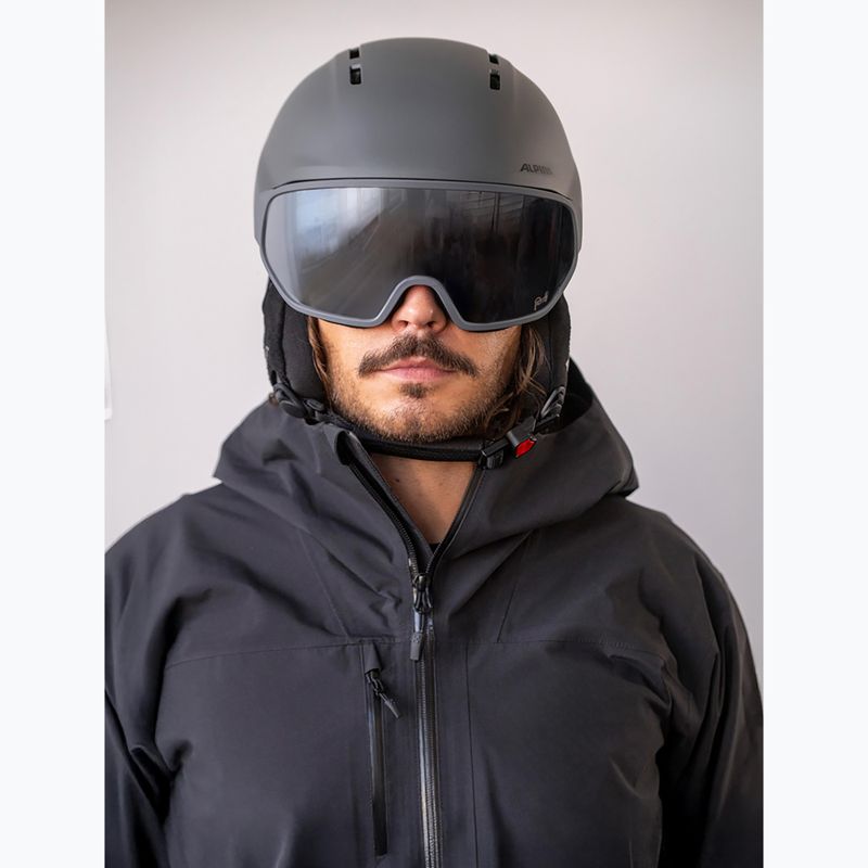 Kask narciarski Alpina Vizzard Q-Lite midnight grey matt 5