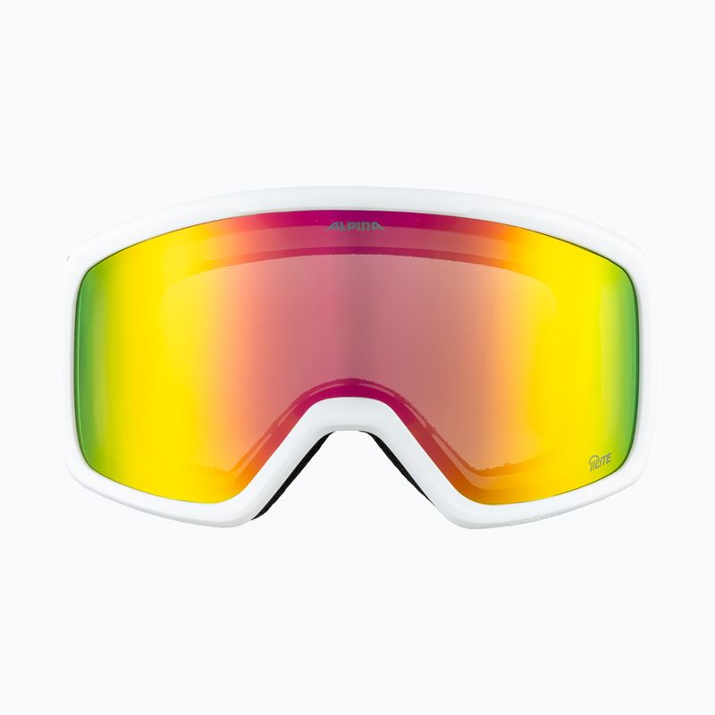 Gogle narciarskie Alpina Narkoja 2 Q-Lite white matt/pink s2 2