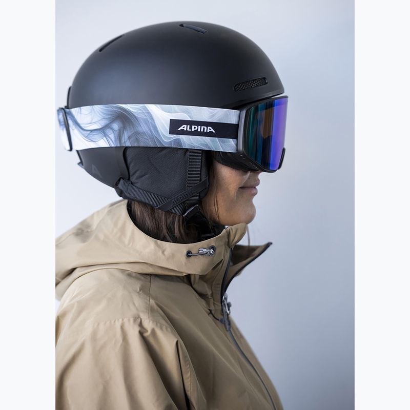 Gogle narciarskie Alpina Venet Q-Lite black/green matt 5