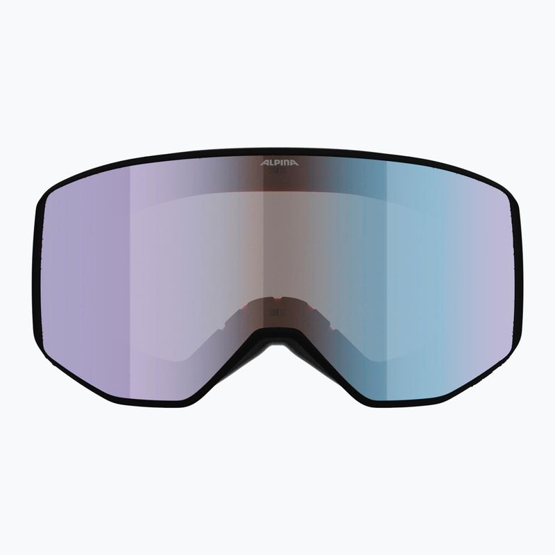 Gogle narciarskie Alpina Venet M Q-Lite black/blue matt 2