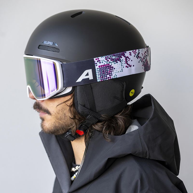 Gogle narciarskie Alpina Venet M Q-Lite white/lilac matt 5