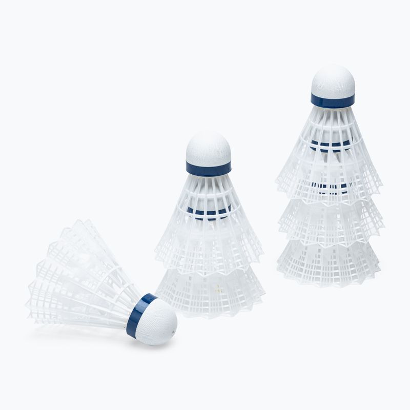 Lotki do badmintona VICTOR Nylonshuttle 1000 Medium 6 szt. white 3