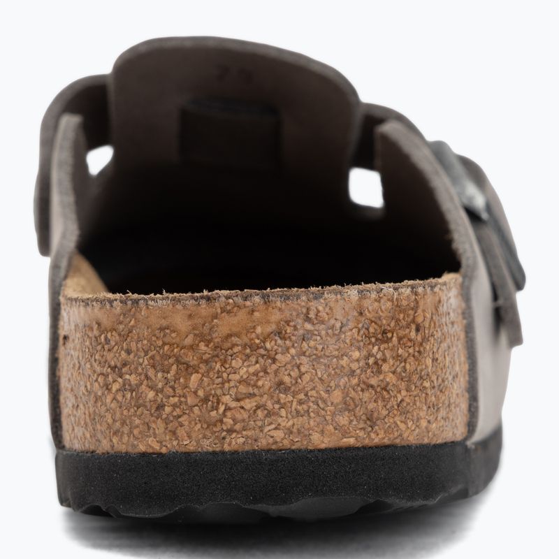 Klapki BIRKENSTOCK Boston Soft Footbed Oiled Leather Regular iron 6