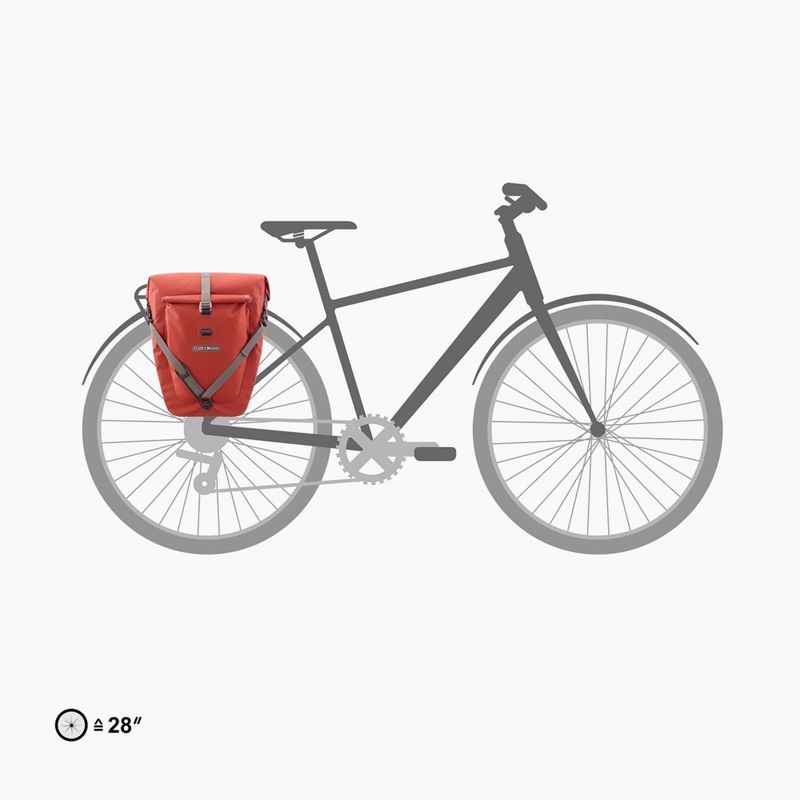 Sakwa rowerowa ORTLIEB Back-Roller Plus QL2.2 20+3 l dark chili 7
