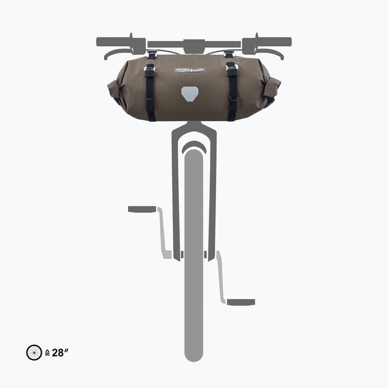 Torba rowerowa na kierownice ORTLIEB Handlebar-Pack Flex 9 l dark sand 8