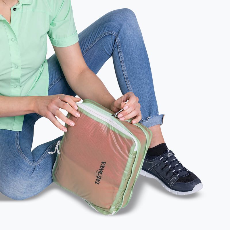 Organizer turystyczny Tatonka SQZY Compression Pouch 10 l lighter green 3