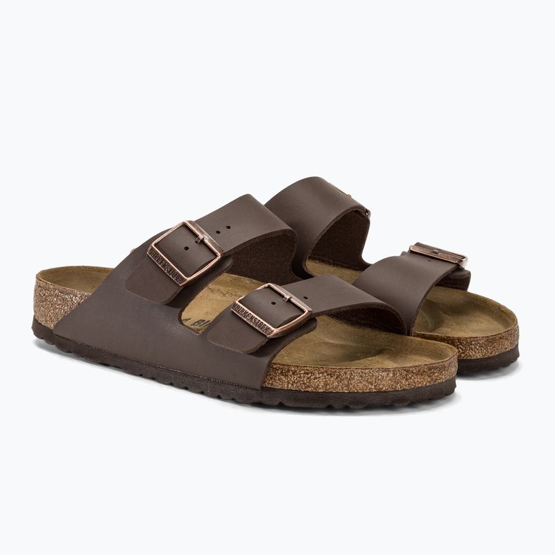 Klapki BIRKENSTOCK Arizona BF Regular dark brown 4