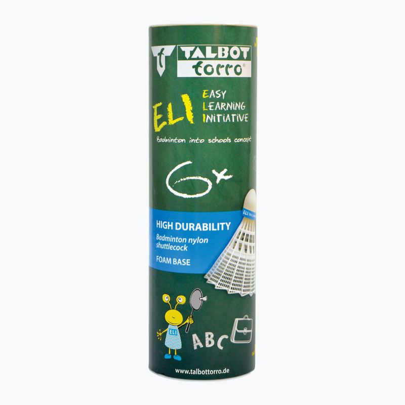 Lotki do badmintona Talbot-Torro Eli 6 szt. white 6