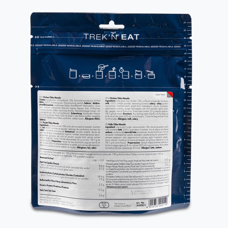 Żywność liofilizowana Trek'n Eat Kurczak Tikka Masala 150 g 2