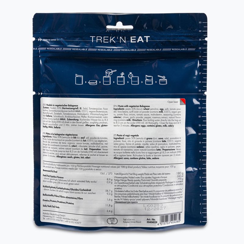 Żywność liofilizowana Trek'n Eat Makaron w sosie bolońskim 180 g 2
