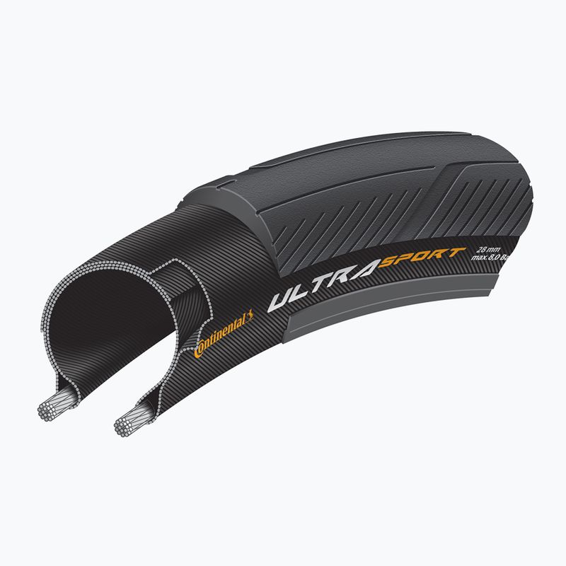 Opona rowerowa Continental Ultra Sport III 700 x 28C black 5