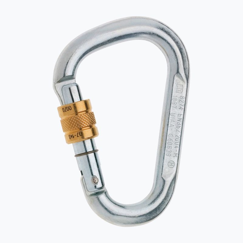 Karabinek EDELRID Steel HMS Screw silver