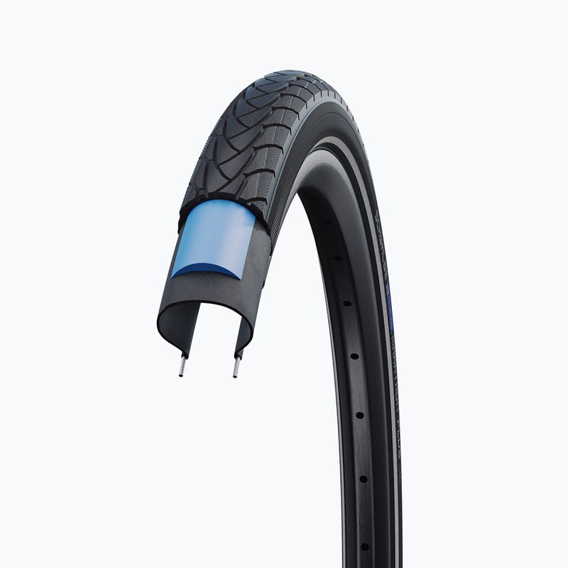 Opona rowerowa SCHWALBE Marathon Plus Smart Guard Addix 28 x 1.40 black reflex 4