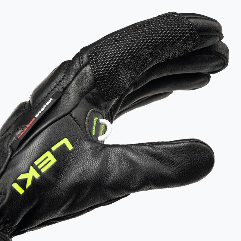 Rękawice narciarskie męskie LEKI WCR Venom Speed 3D black ice/lemon 5