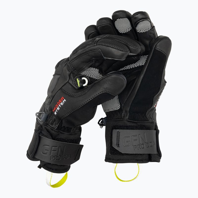 Rękawice narciarskie męskie LEKI Griffin Tune 3D Boa black/graphite/ice lemon 2