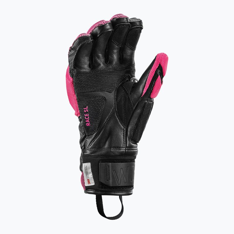 Rękawice narciarskie damskie LEKI WCR Venom SL 3D black/ pink 9