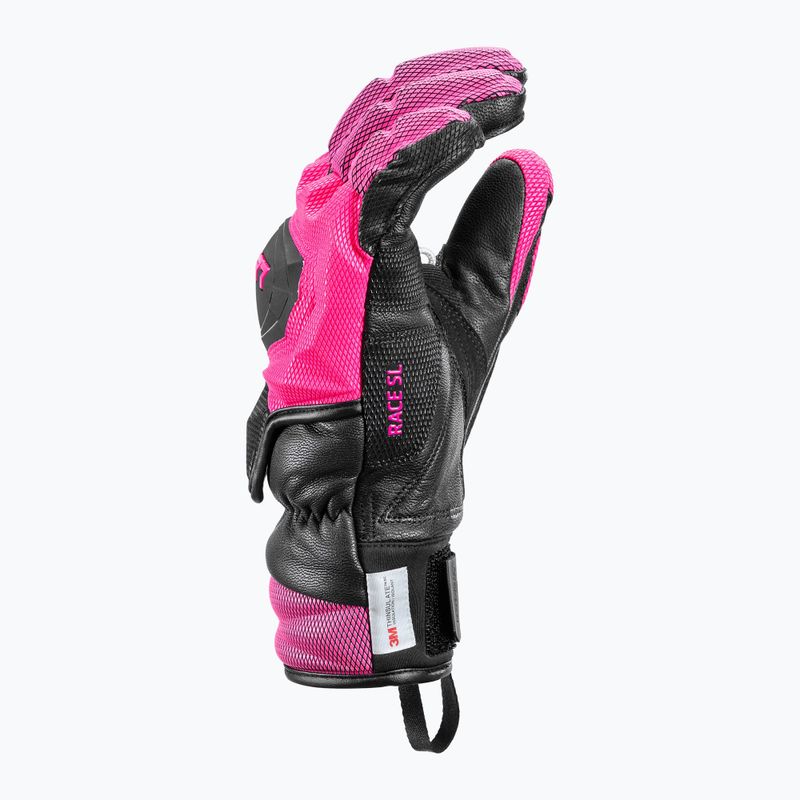 Rękawice narciarskie damskie LEKI WCR Venom SL 3D black/ pink 10