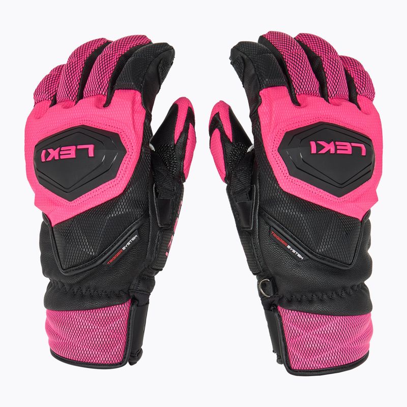 Rękawice narciarskie damskie LEKI WCR Venom SL 3D black/ pink 4