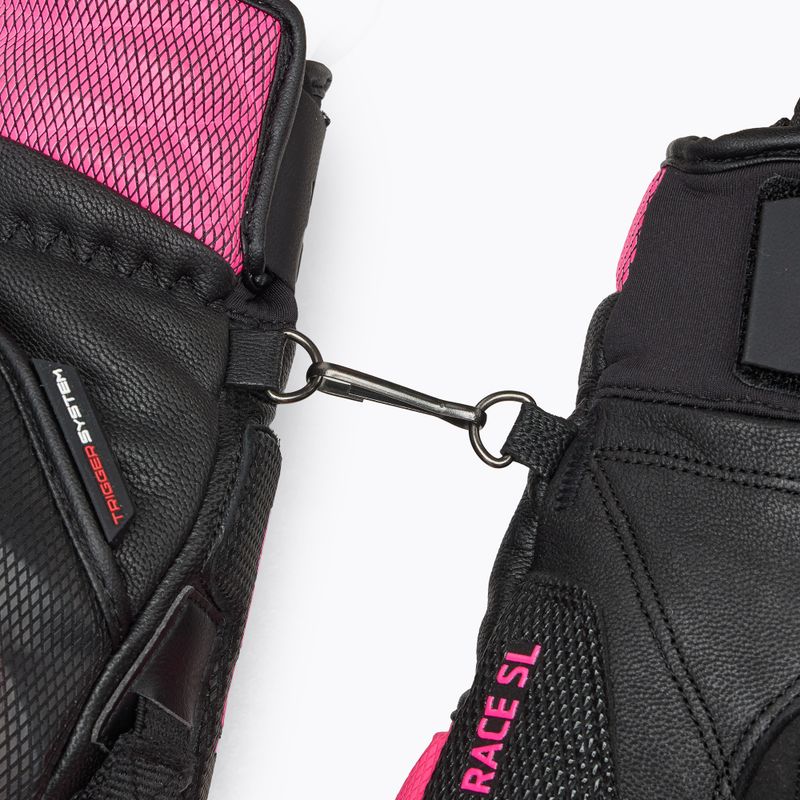 Rękawice narciarskie damskie LEKI WCR Venom SL 3D black/ pink 7
