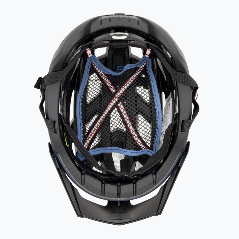 Kask rowerowy CASCO Cuda 2 blue/neon yellow matt 5