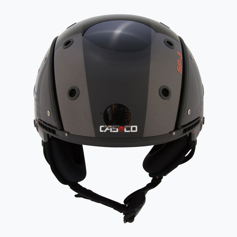 Kask narciarski CASCO SP-3 stealth racer black/ orange 2
