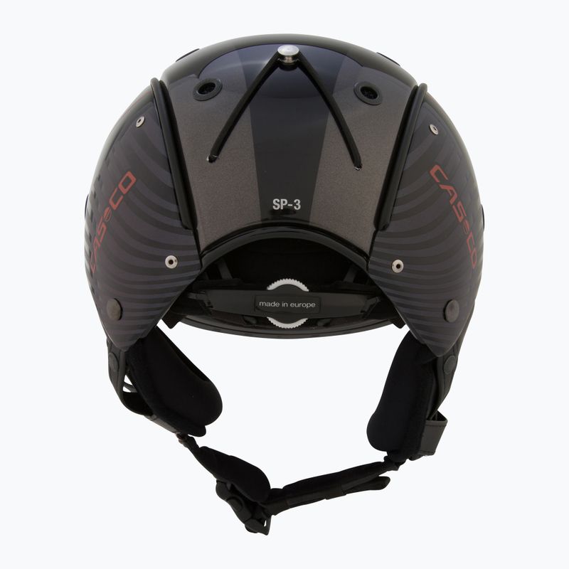 Kask narciarski CASCO SP-3 stealth racer black/ orange 3