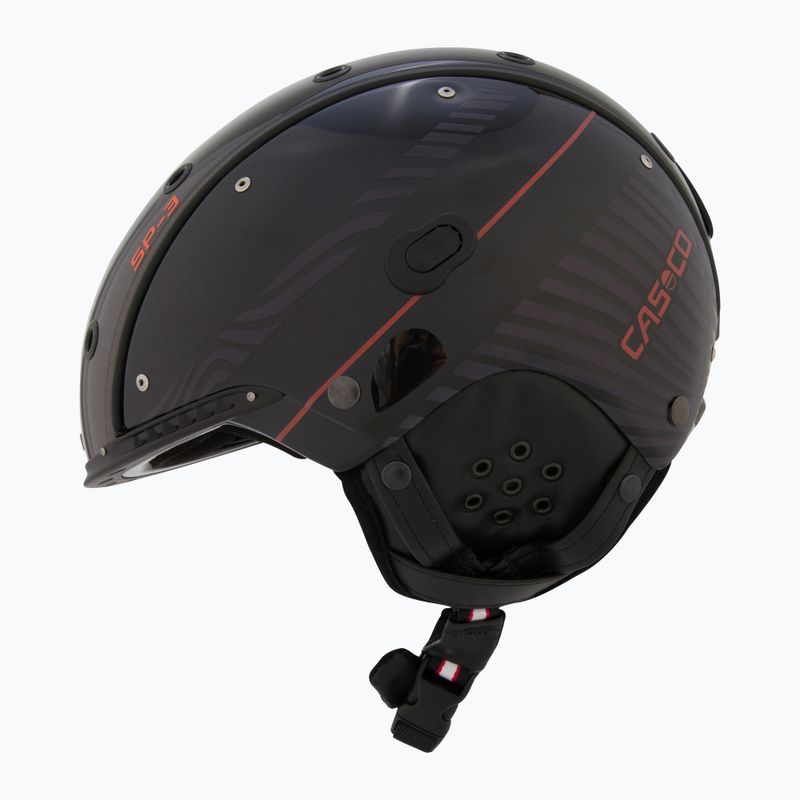 Kask narciarski CASCO SP-3 stealth racer black/ orange 4
