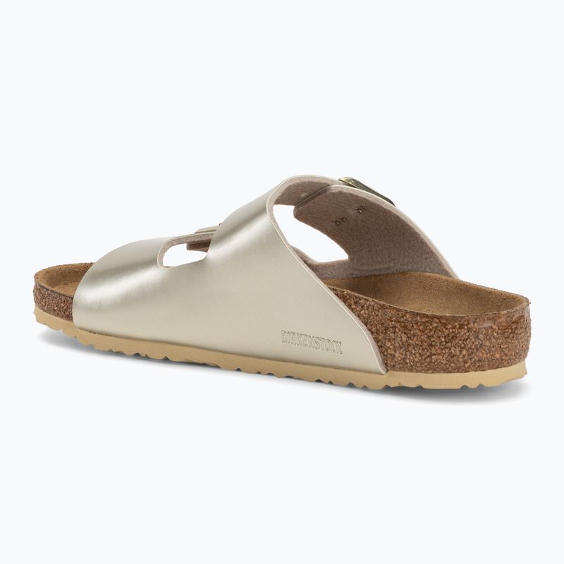 Klapki BIRKENSTOCK Arizona BF Regular electric metallic gold 3