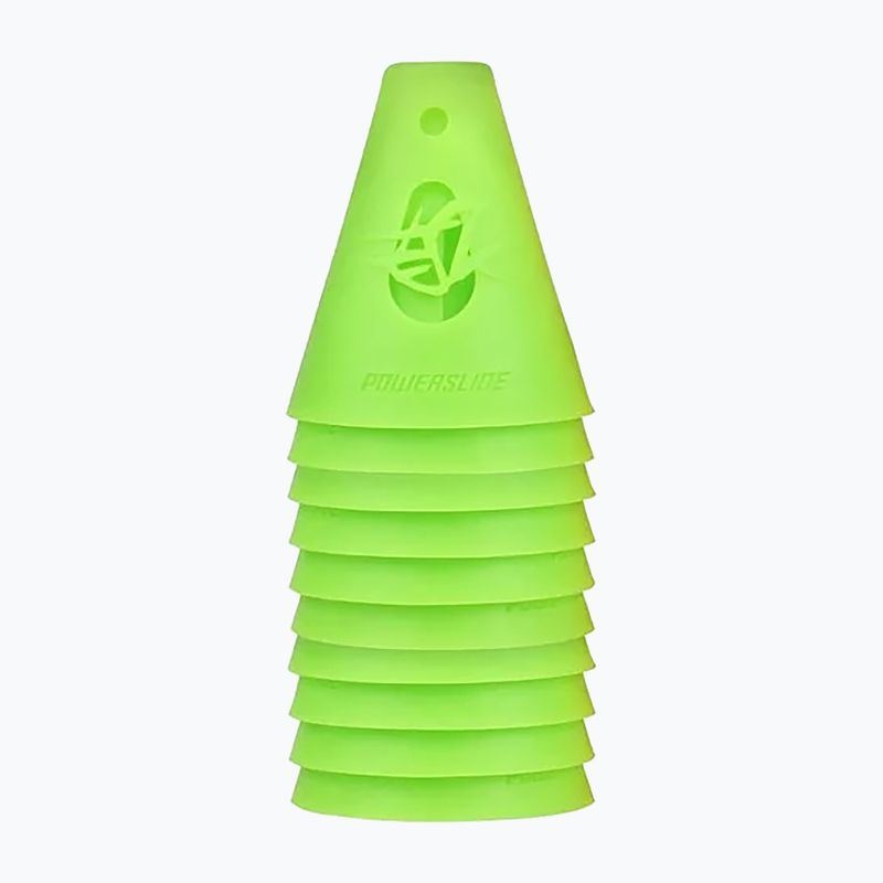 Pachołki do slalomu Powerslide Cones 10 szt. green