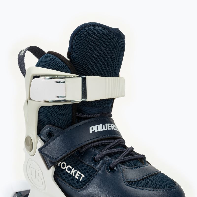 Rolki dziecięce Powerslide Rocket Jr white/navy blue 5