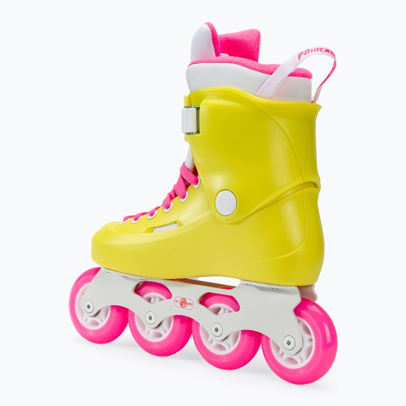 Rolki damskie Powerslide Zoom neon yellow 3