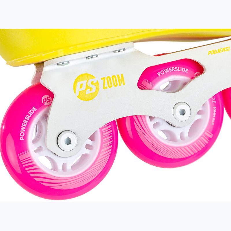Rolki damskie Powerslide Zoom neon yellow 15