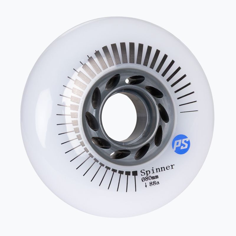 Kółka do rolek Powerslide Spinner 80 mm/88A 4 szt. white 2