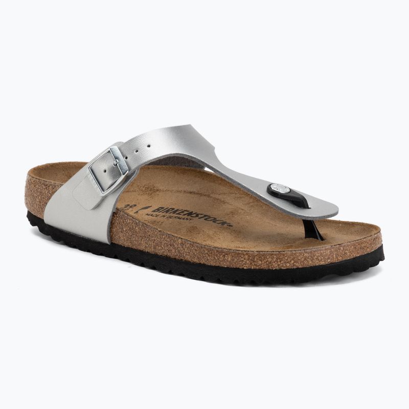 Japonki BIRKENSTOCK Gizeh Birko-Flor Narrow silver