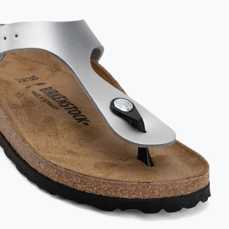 Japonki BIRKENSTOCK Gizeh Birko-Flor Narrow silver 7