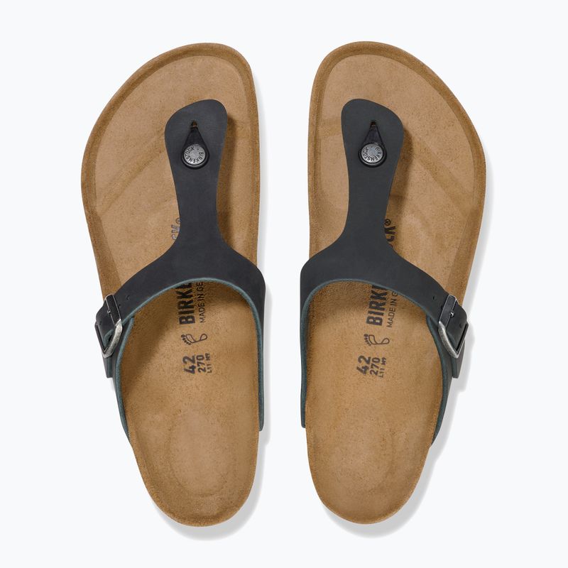 Klapki BIRKENSTOCK Gizeh Oiled Leather black 10