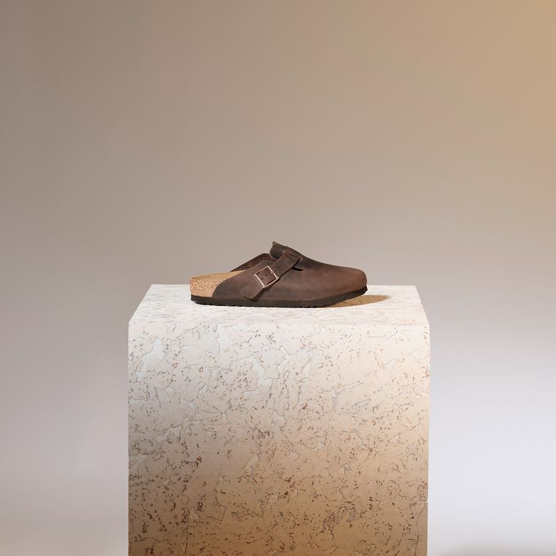 Klapki BIRKENSTOCK Boston LEOI Narrow habana 8