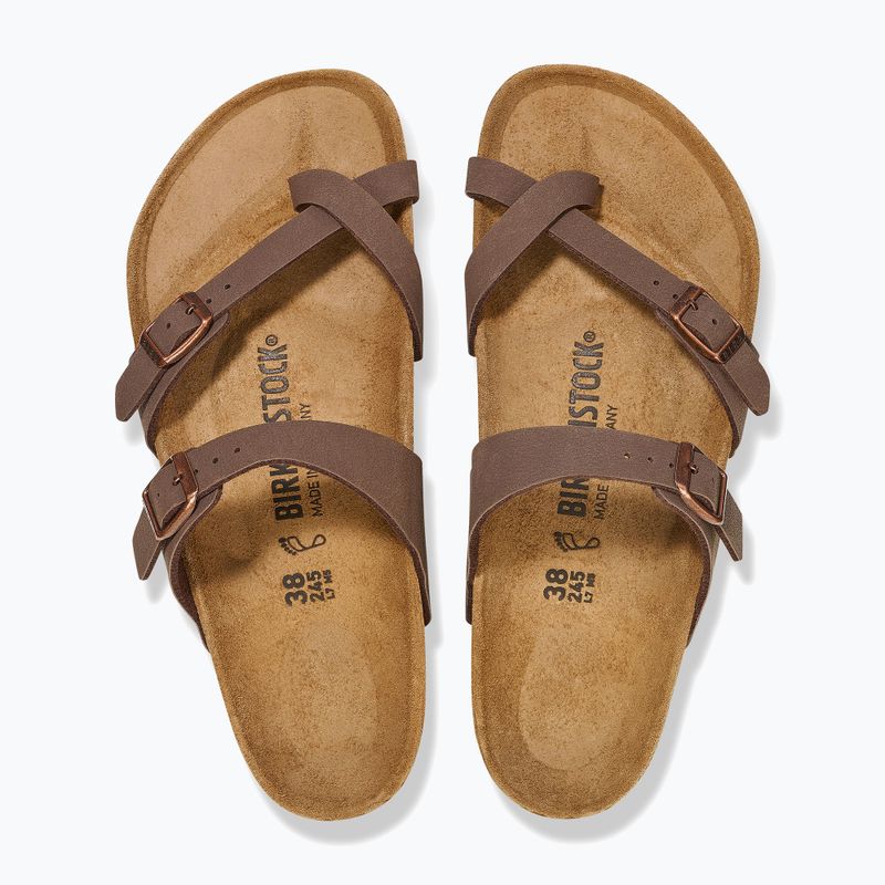 Klapki BIRKENSTOCK Mayari Birkibuc mocca 10