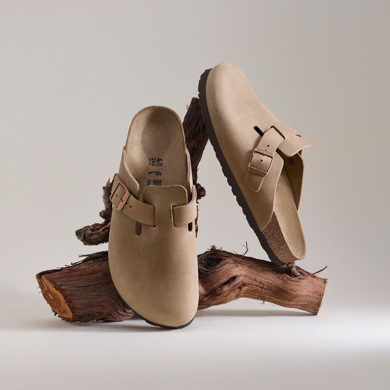 Klapki BIRKENSTOCK Boston LEOI Narrow tabacco brown 9