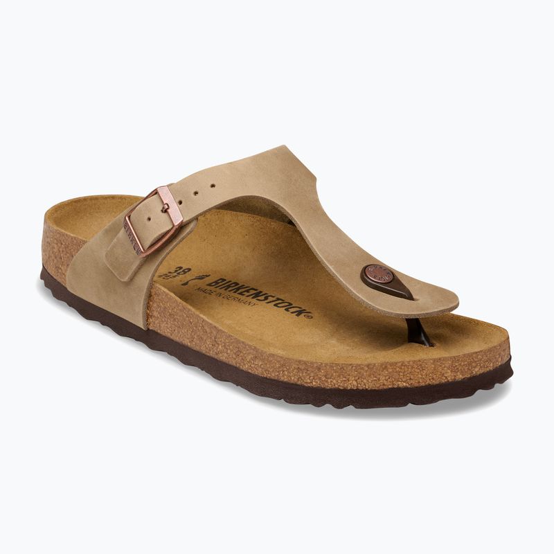 Klapki BIRKENSTOCK Gizeh Oiled Leather tabacco brown 8