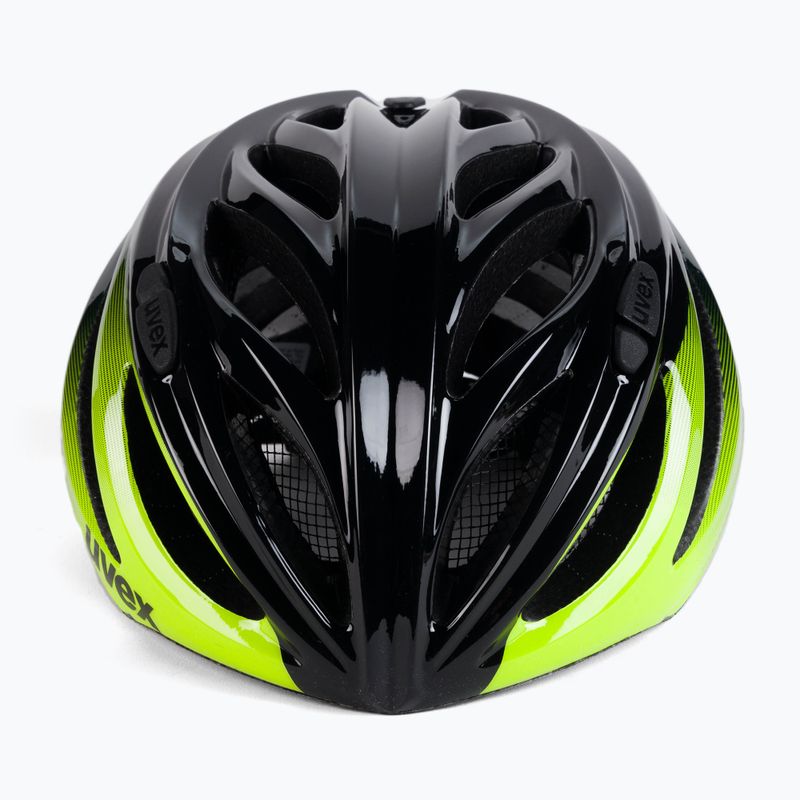 Kask rowerowy UVEX Boss Race black/lime anthracite 2
