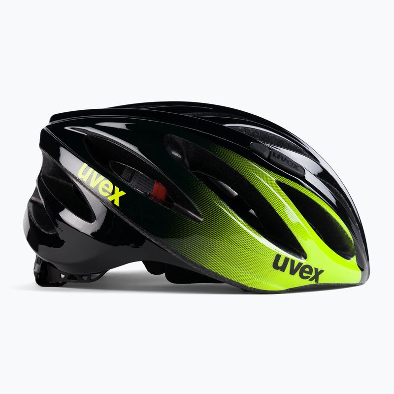 Kask rowerowy UVEX Boss Race black/lime anthracite 3